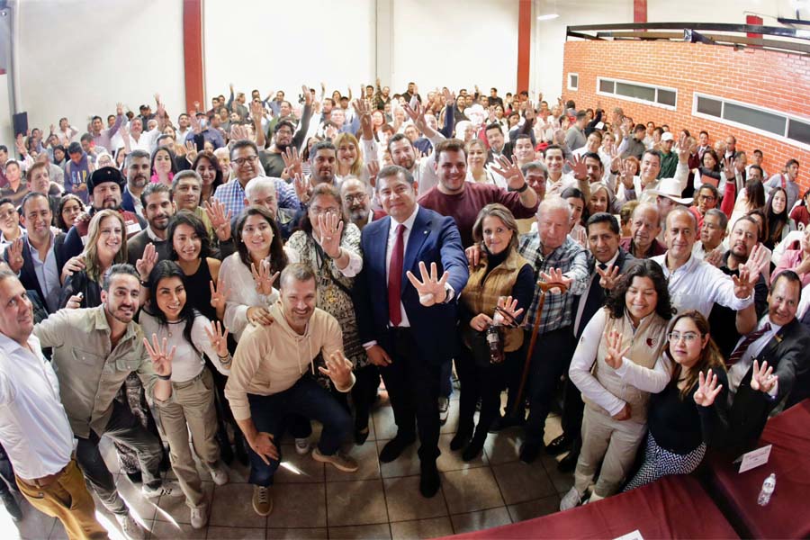 Llamó Armenta a aspirantes a diputación federal a la unidad