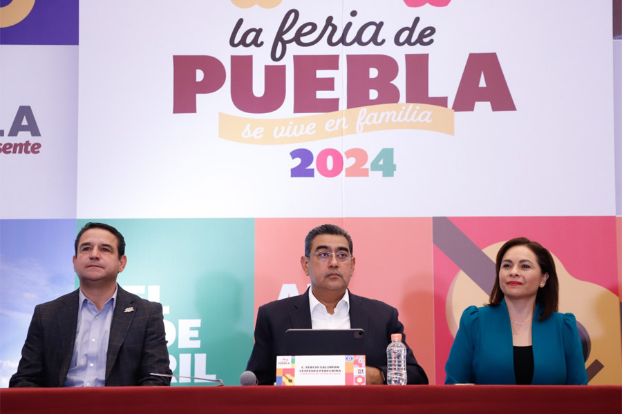 Presentó Céspedes la Feria de Puebla 2024 Se Vive en Familia