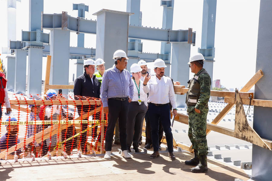 Supervisó Céspedes y Zoé Robledo el Hospital San Alejandro