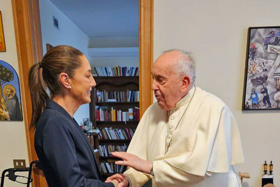 Sostuvo Claudia Sheinbaum encuentro con el Papa Francisco