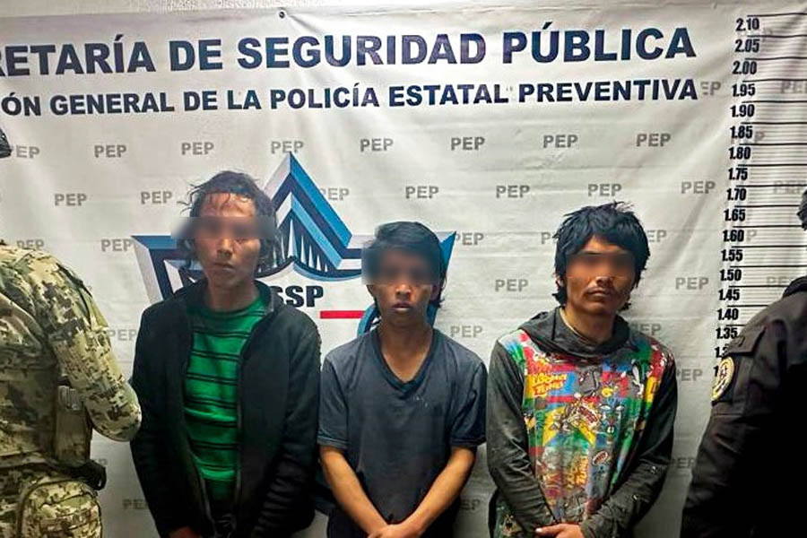 Detuvo policía estatal a 3 narcomenudistas en la capital