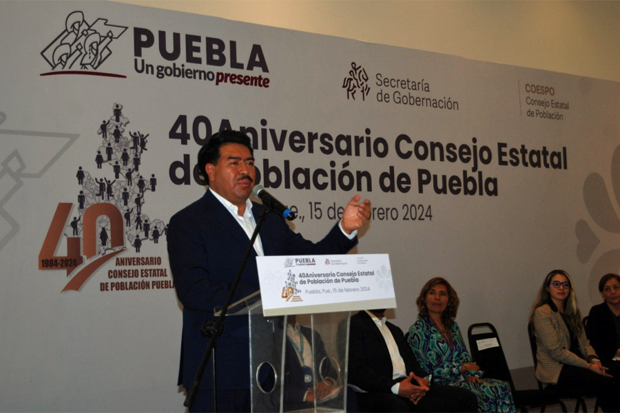 Conmemoró Gobierno de Puebla 40 aniversario del COESPO