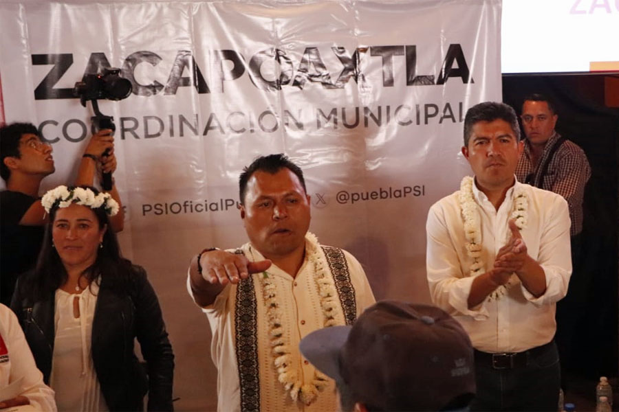 Encabezó Lalo Rivera reuniones en Chignautla y Zacapoaxtla