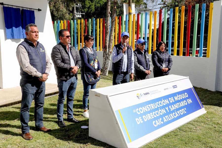 Inauguró Mundo Tlatehui obras en CAIC Atlixcáyotl