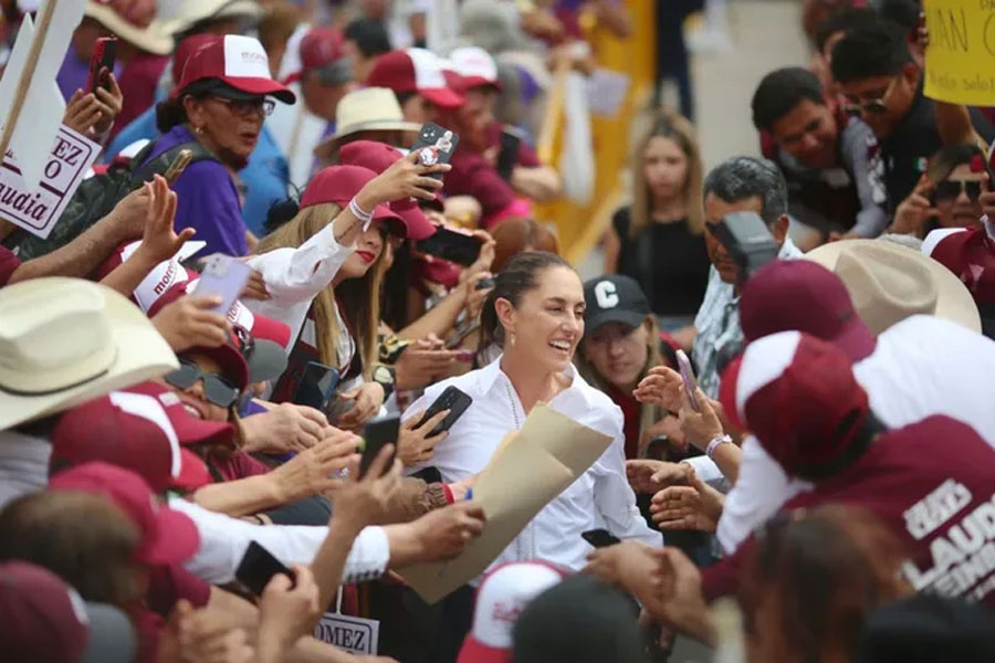 En Durango Claudia Sheinbaum apostó por continuidad de la 4T