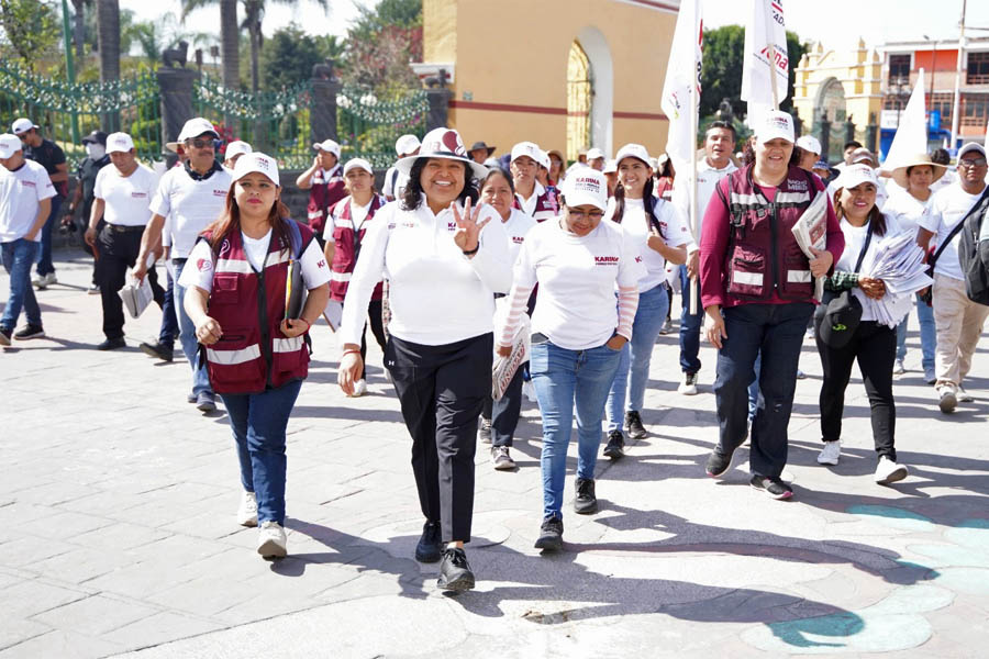 Visitó Karina Pérez Popoca el municipio de Cuautlancingo