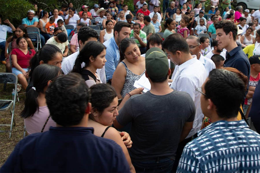 En Acateno llamó Lalo Rivera a trabajar en equipo y unidos