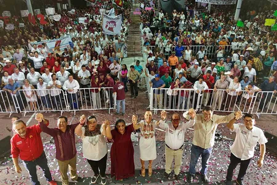 Habrá continuidad de la 4T en Campeche: Claudia Sheinbaum