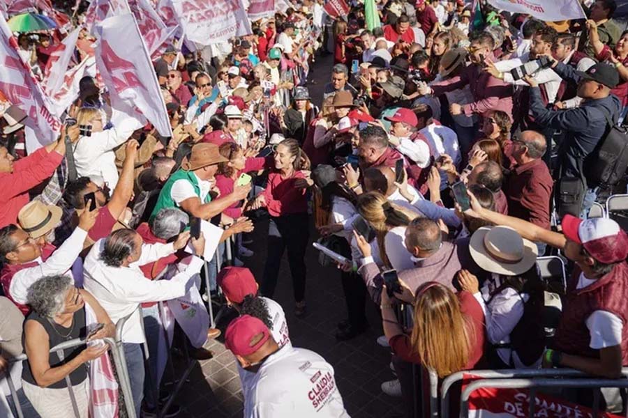 En Guanajuato llamó Sheinbaum a la consolidación del Plan C