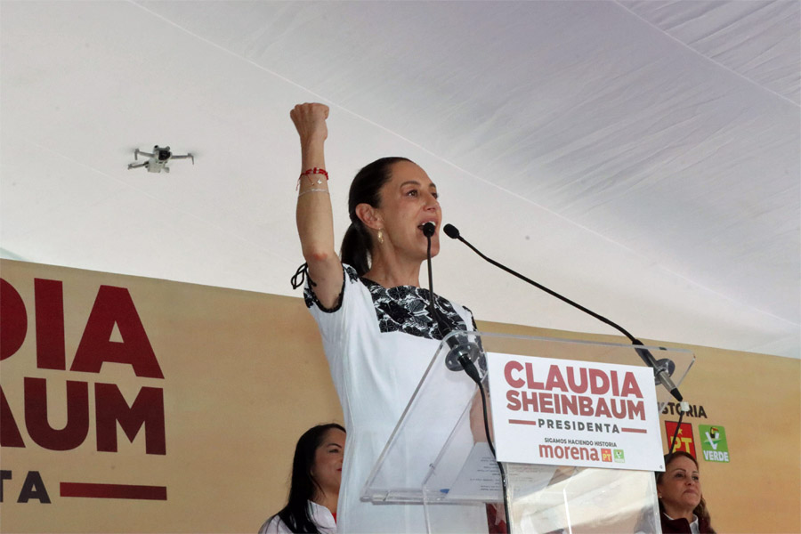 En Puebla se consolidará la 4T con triunfo de Armenta: Claudia