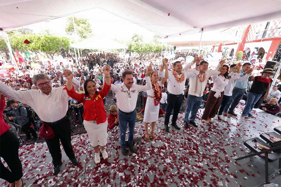 Respaldó Claudia Sheinbaum a Armenta rumbo a la gubernatura