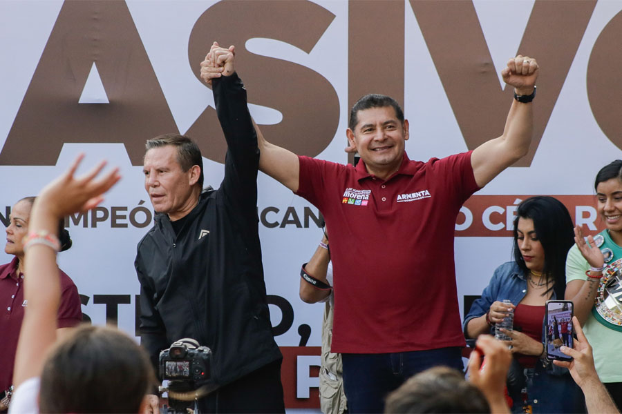 Participó Armenta en entrenamiento de Julio César Chávez