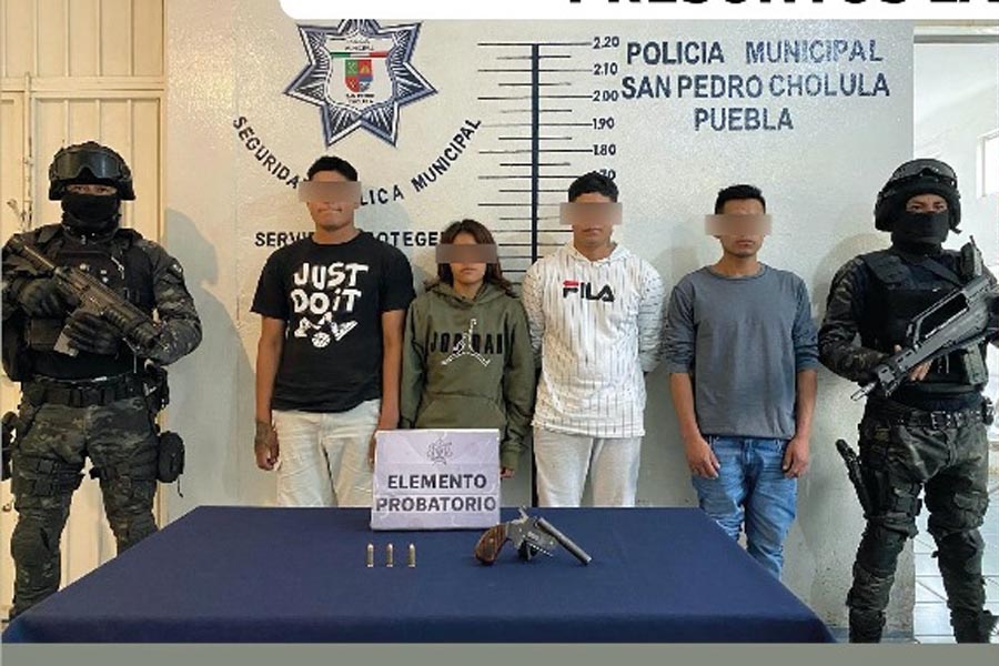 Desmanteló San Pedro Cholula a banda de ladrones de autos