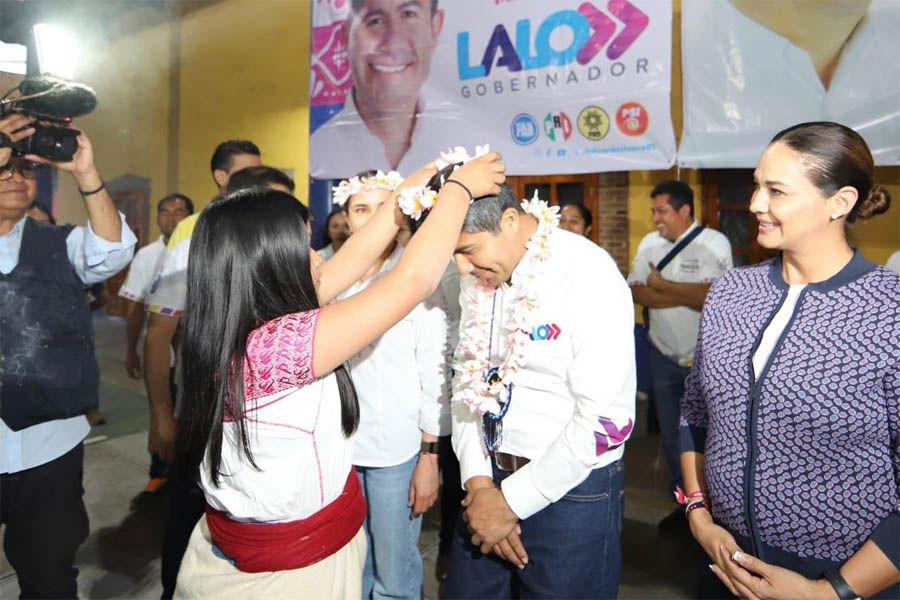 Realizó Lalo Rivera campaña en el municipio de Pahuatlán