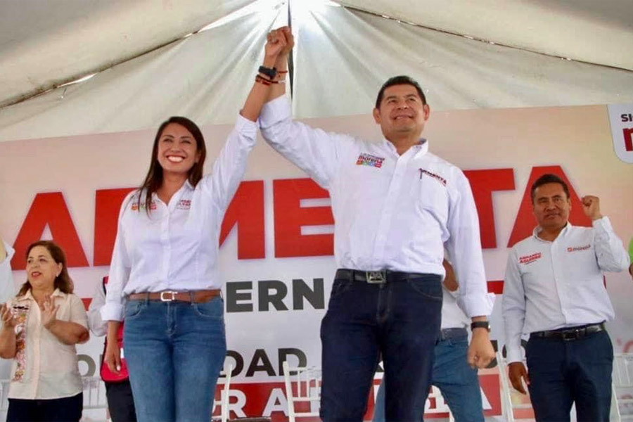 Cierra campaña Angélica Alvarado acompañada de Armenta