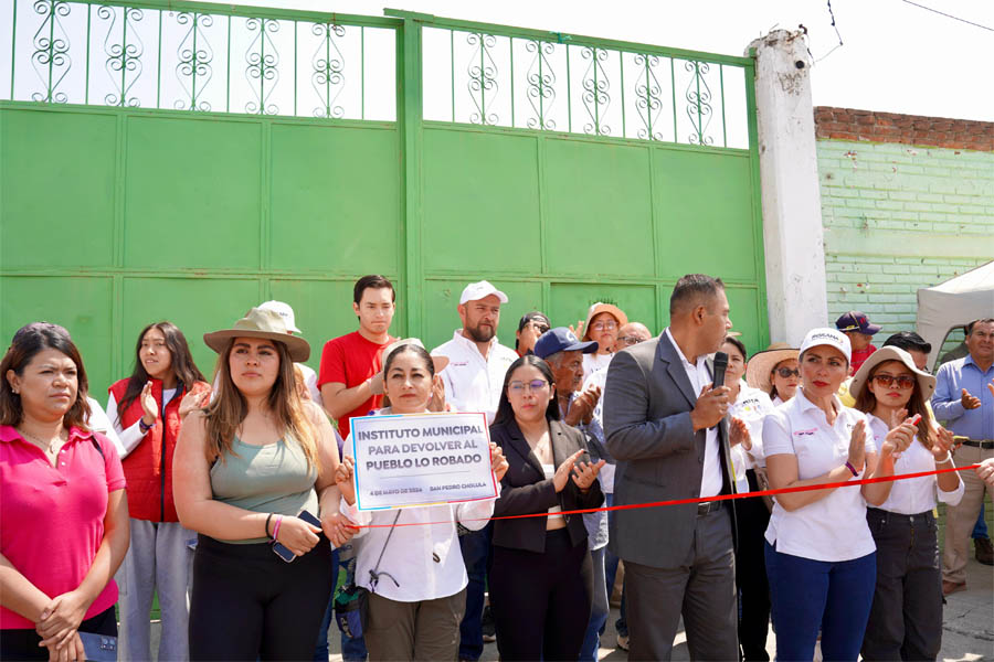 Inauguran Instituto para Devolver al Pueblo lo Robado