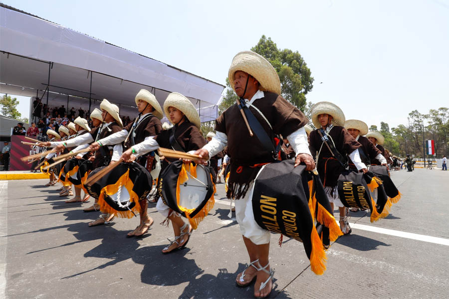 Encabezaron AMLO y SS 162 aniversario de la batalla de Puebla