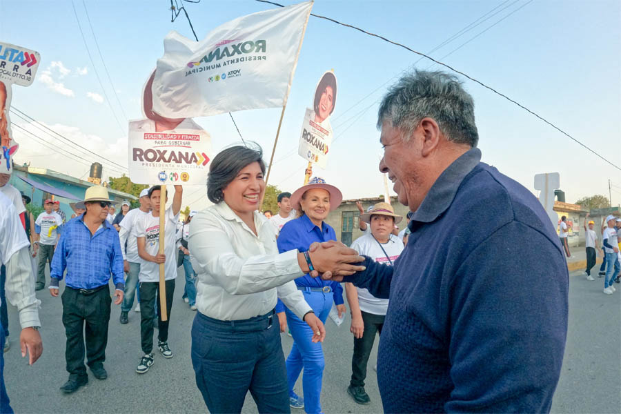 Reiteró Roxana Luna apoyo a productores del campo