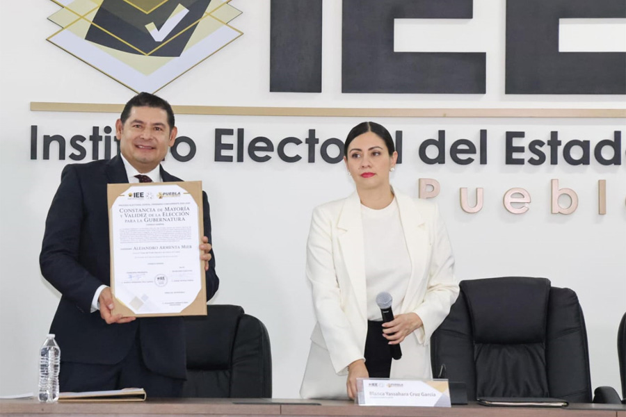 Es Armenta el gobernador más votado en la historia de Puebla