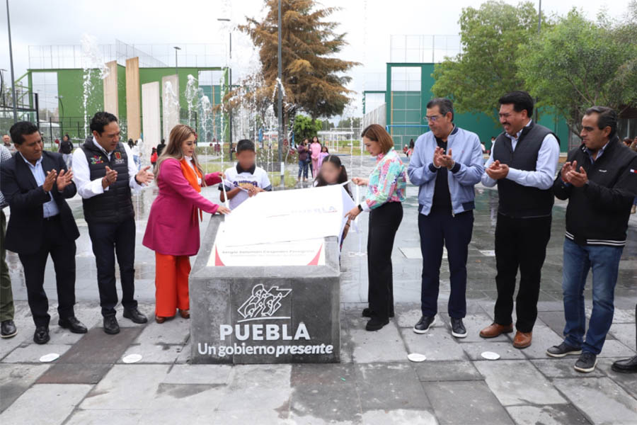 Inauguró Céspedes Parque de la Familia en Tepeaca