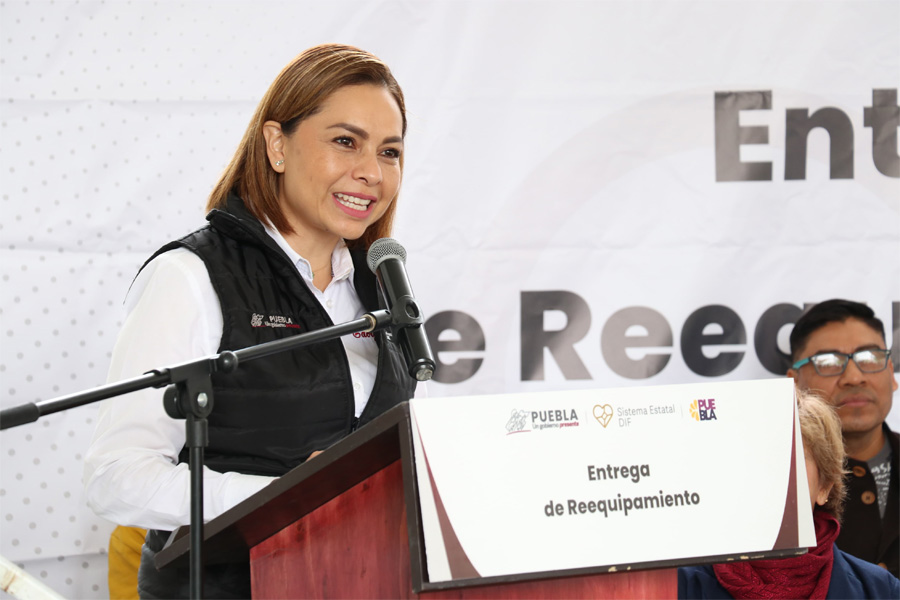 Reequipó Gaby Bonilla centros de Asistencia de Puebla