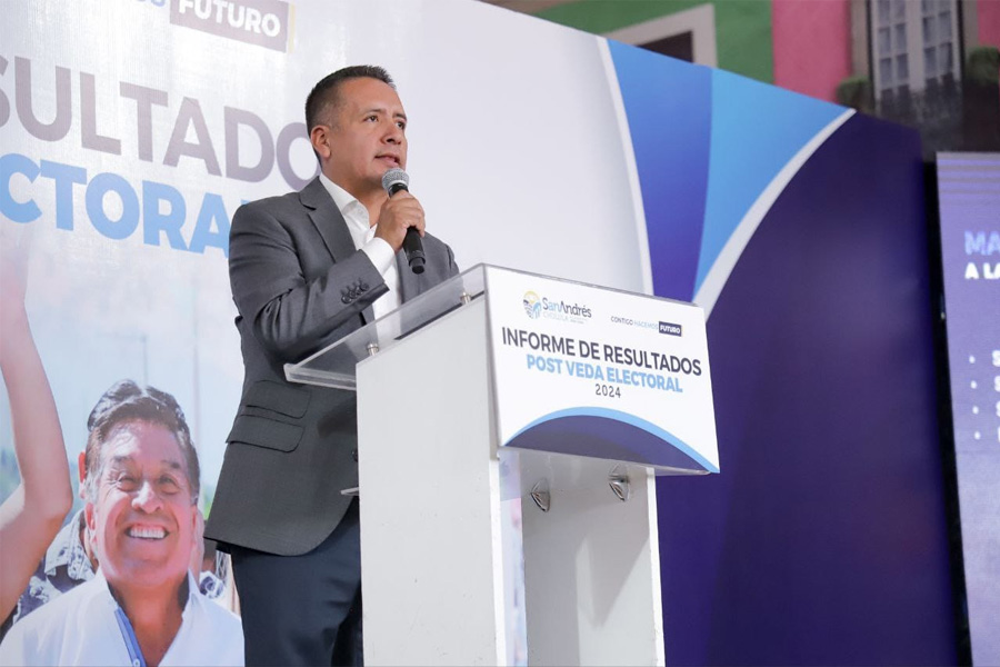 Presentó Mundo Tlatehui informe de post veda electoral