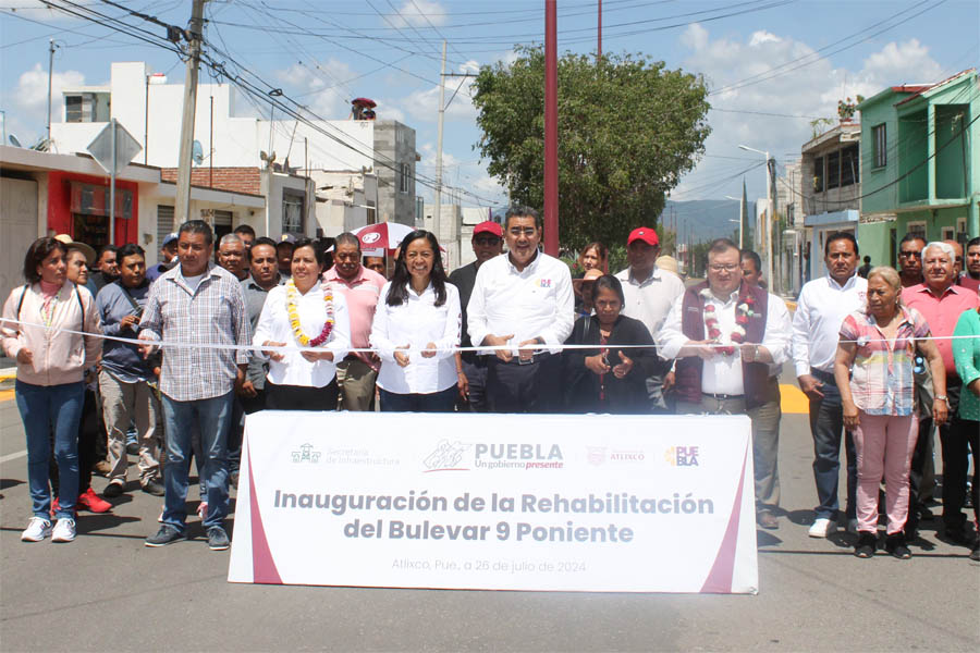 Invierte gobierno 141 mdp en Atlixco: Céspedes