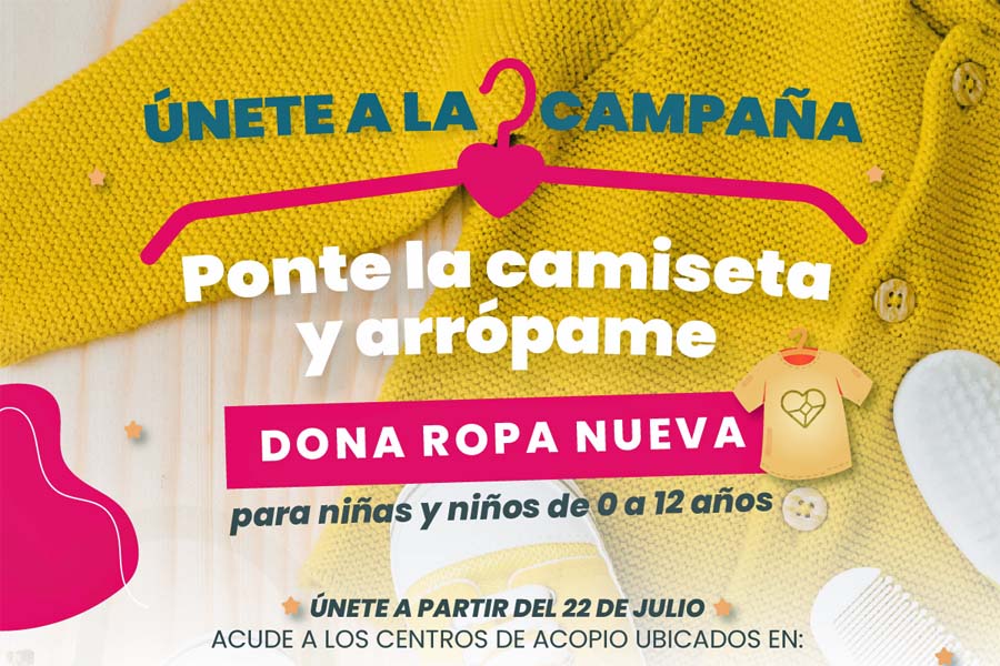 Anunció SEDIF campaña de donación de ropa para menores