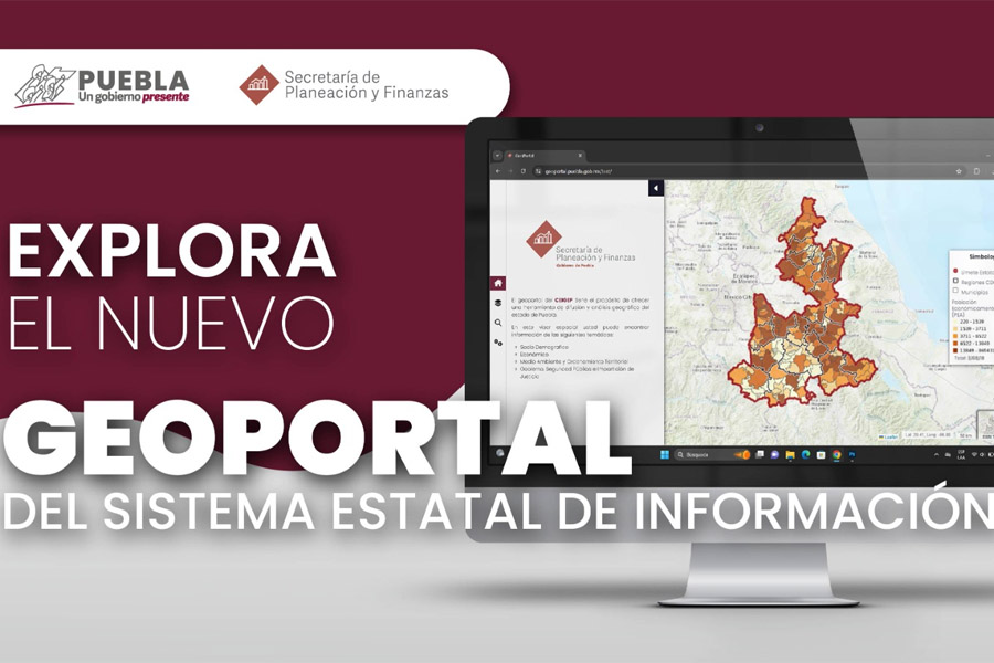 Anunció gobierno de Puebla lanzamiento de "Geoportal SEI"