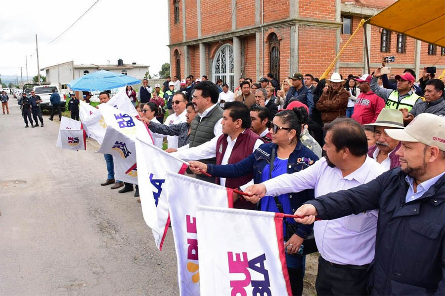 Inició gobierno rehabilitación de carretera en Nopalucan