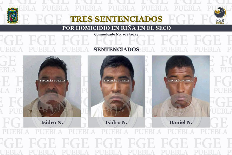 Dan 7 años a tres sujetos por homicidio en rica en El Seco