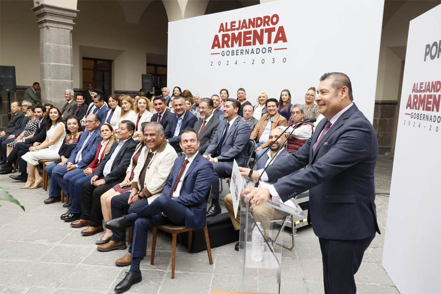 Anunció Armenta 18 nuevos integrantes de su gabinete