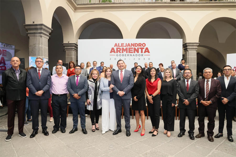 Presentó Armenta a once nuevos integrantes de su gabinete