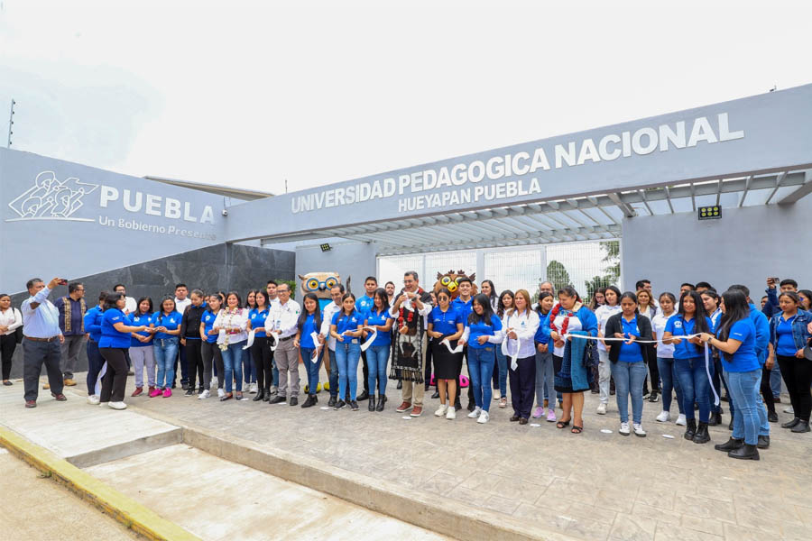 Inauguró Céspedes campus de la UPN en Hueyapan