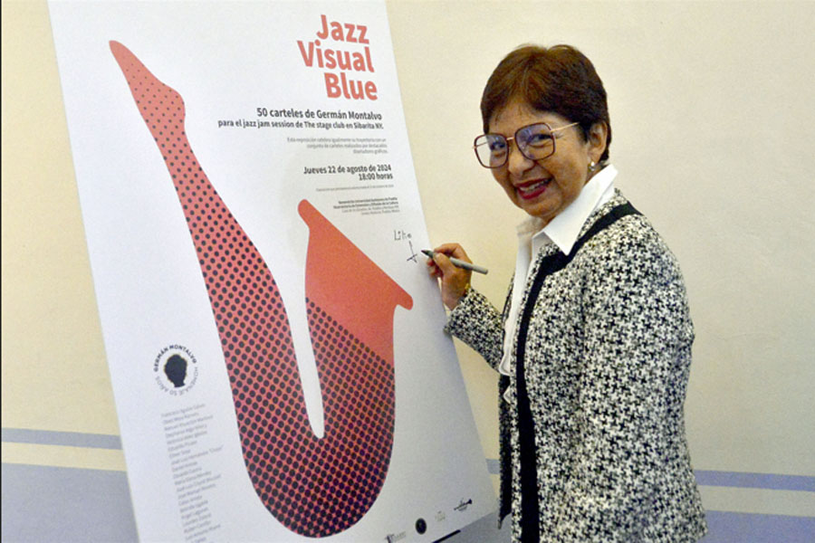 Inauguró rectora de la BUAP BUAP exposición Jazz Visual Blue