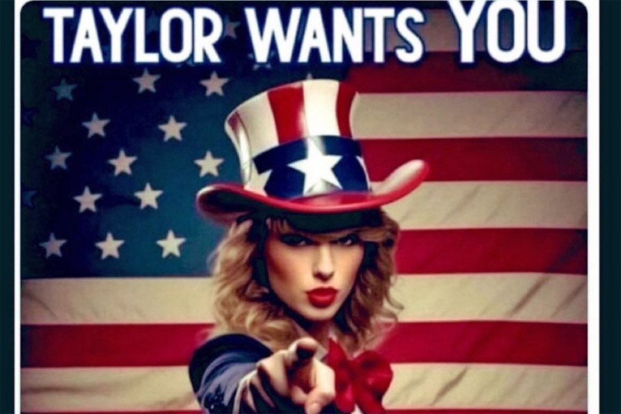 Presume Donad Trump apoyo fake de Taylor Swift