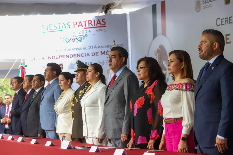 Encabezó Céspedes ceremonia de la Independencia de México