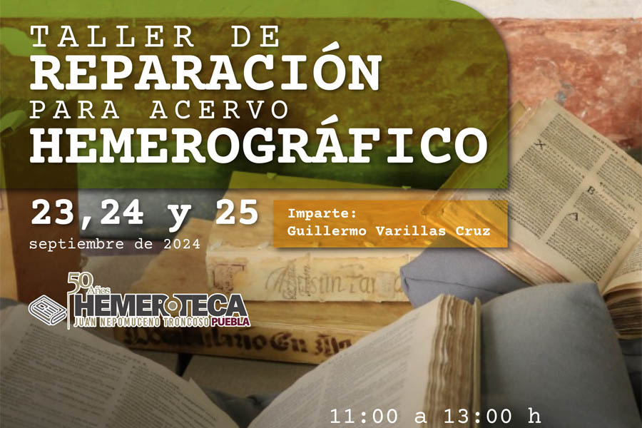 Ofrecerá Cultura cursos sobre material hemerográfico