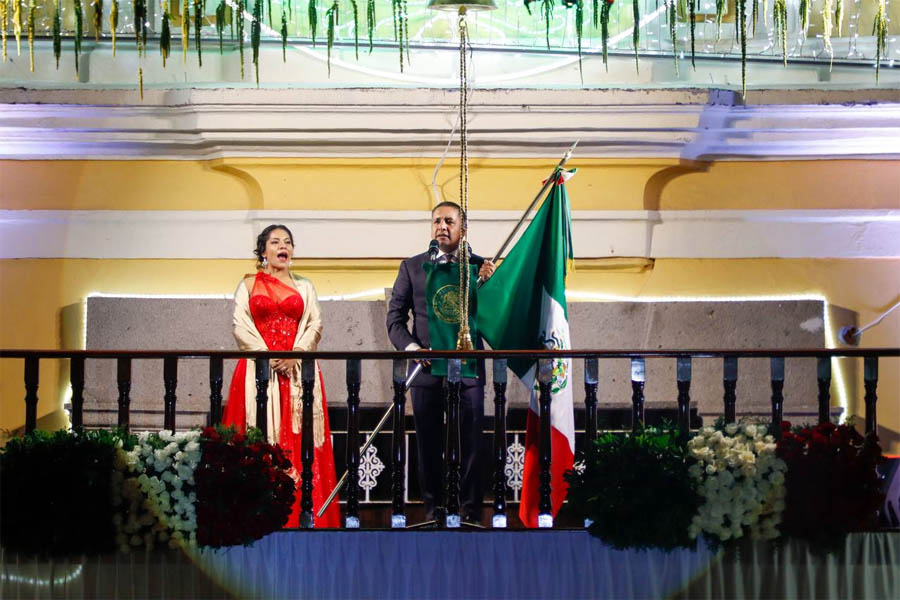 Encabezó Mundo Tlatehui su último Grito de Independencia