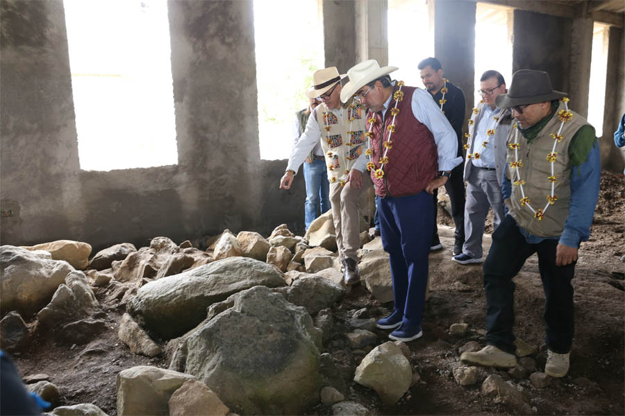 Supervisó Céspedes construcción de museo de sitio en Teteles