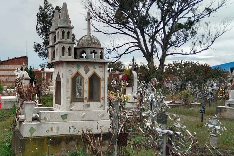 Supervisó PC Condición de panteones en San Pedro Cholula