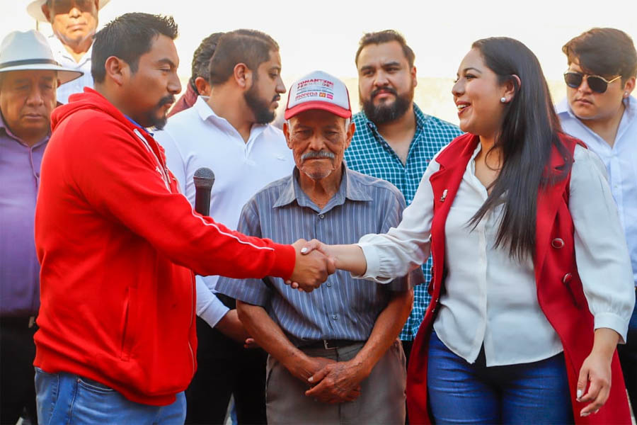 Inició Tonantzin Fernández obras en juntas auxiliares