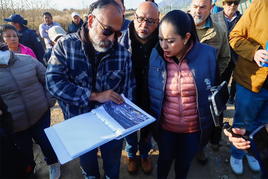 Recorrió Tonantzin Fernández el relleno sanitario