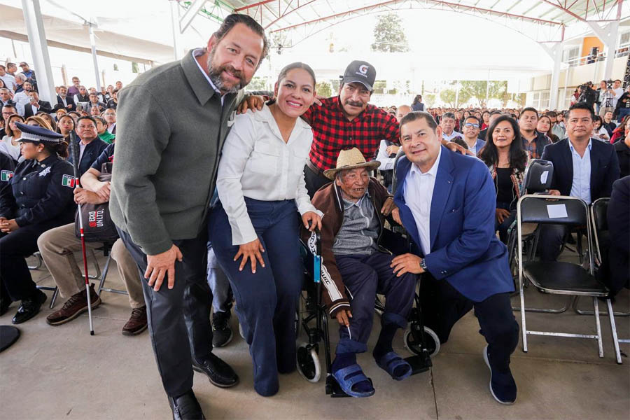 Inauguraron Armenta y Cuautle obras en San Andrés Cholula