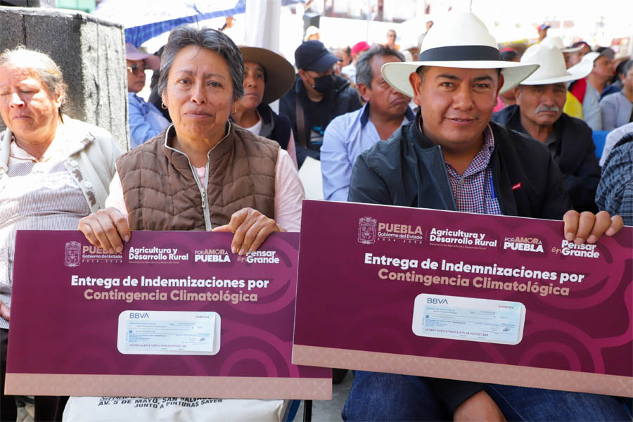 Entregó SDR apoyos a 185 productores afectados por heladas
