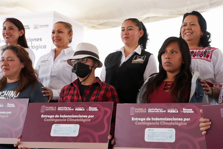 Entregó SDR apoyos a 185 productores afectados por heladas