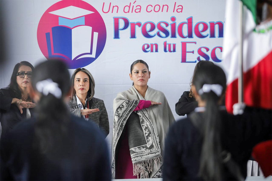 Encabezó Lupita Cuautle Un Día con la Presidenta