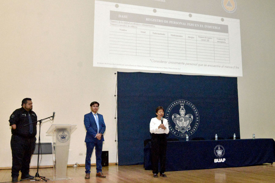 Establece BUAP programas de prevención ante emergencias