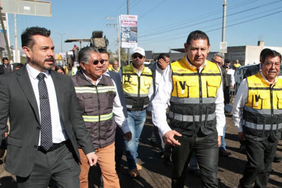 Supervisó Alejandro Armenta rehabilitación de la 11 Sur
